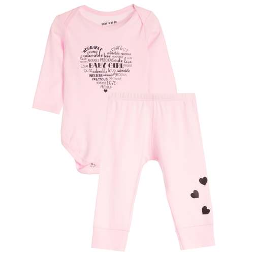 2pc Baby Girl Onesies Set