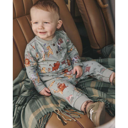Disney Simba's Safari Henley Romper | Little Sleepies