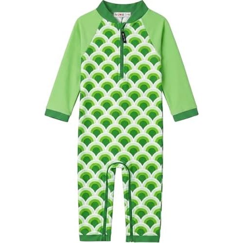 weVSwe Baby Boy UPF 50+ Rash Guard with Crotch Zipper 0-3 Years