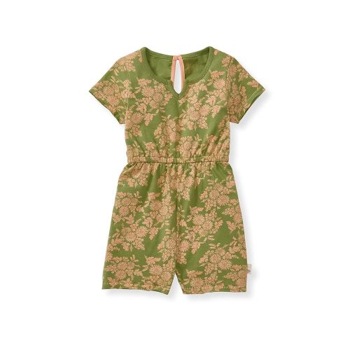 Burt's Bees Baby Baby Girls Romper, 100% Organic Cotton One-piece Shortall and Layette Set Girl Outfit