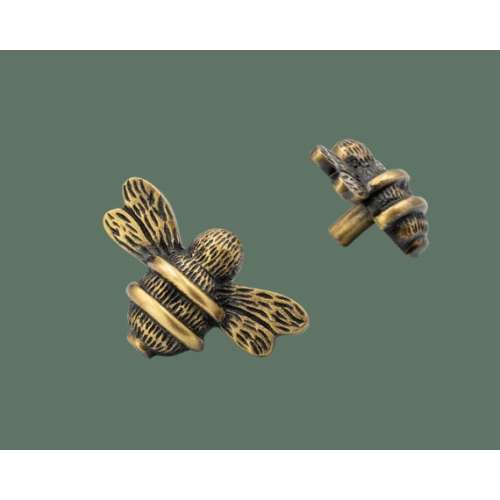 Bumble Bee Drawer Knob | Bee Drawer Handle Solid Brass | Bee Cabinet knob | Cupboards Doors Cabinets & Drawers wardrobe