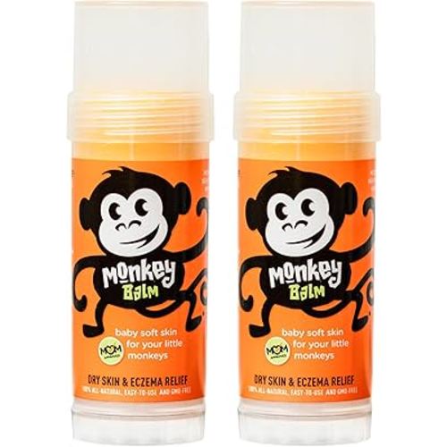 All Natural Skin Care for Kids, Babies, Adults for Dry, Cracked Skin, Skin Irritation, Rashes, healing balm 2 oz (2 Pack)