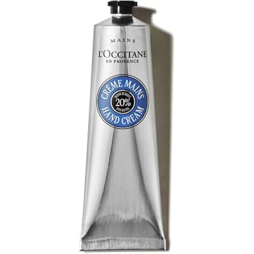 L'OCCITANE 20% Organic Shea Butter Hand Cream, Nourishes & Protects Dry Hands, Fast-Absorbing, Non-Greasy, Leaves Skin Moisturized & Soft, Vegan