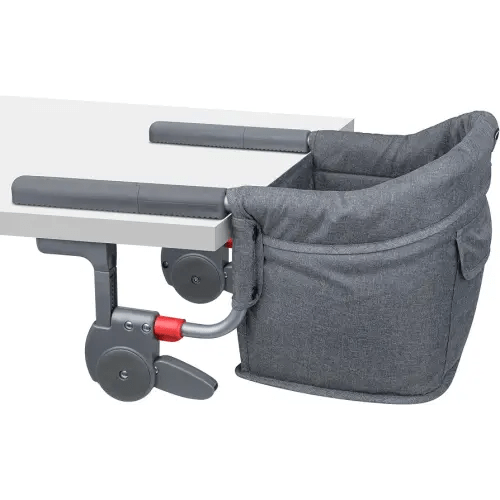 Premium Hook On High Chair, One-Pull Quick Install No Twisting, Heavy Duty Steel Frame, Safe Materials Clip on Table Chair, Portable Baby Feeding Chair with Storage Bag for Travel Home