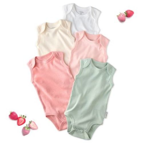 Butterblu SAM 5-Pack Sleeveless Bodysuits Strawberry Newborn