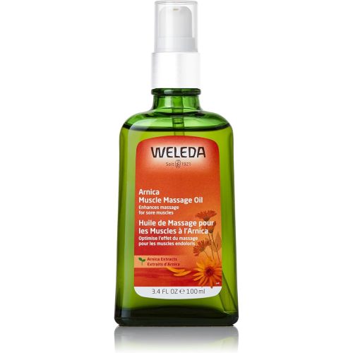 Weleda Arnica Muscle Massage Oil, 3.4 Fluid Ounce, Plant Rich Massage Oil with Birch, Sunflower and Olive Oils