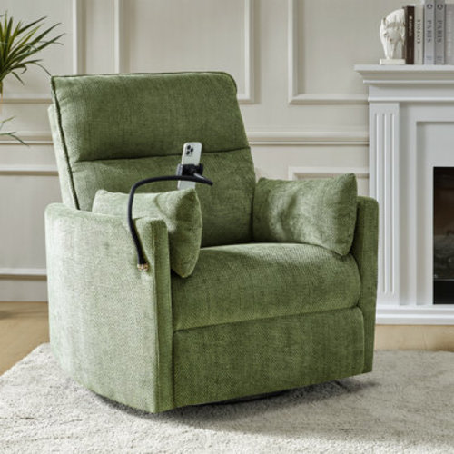 Latitude Run® Talana Contemporary 38" Power Rocking Swivel Nursery Recliner with USB & Reviews | Wayfair