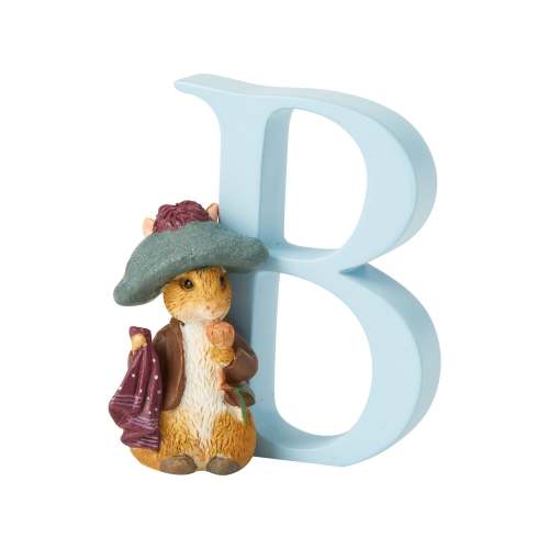 B - Benjamin Bunny Decorative Alphabet Letter