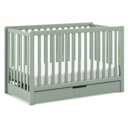 Carter's by daVinci Colby 4-in-1 Convertible Crib with Trundle Drawer - Light Sage