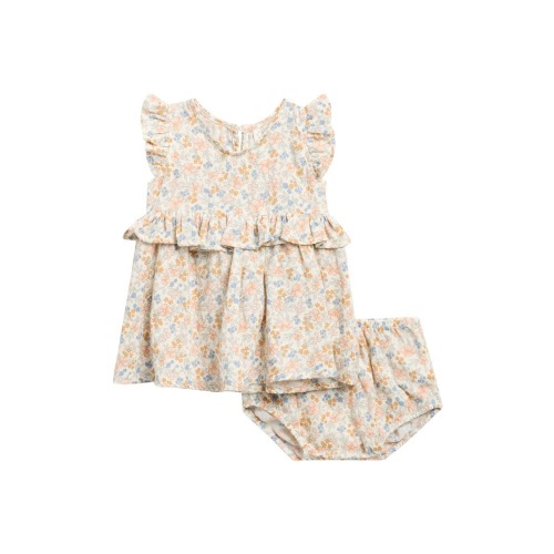 Brielle Floral Dress & Bloomers Set