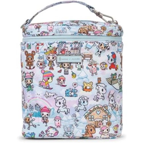 JuJuBe Fuel Cell, Tokidoki Snow Day, Insulated Lunch Box, Tote Bag Lunchbox with Cooler for Women, Men, Reusable for Work, Beach and Travel, Food, Baby Bottle and Drink Carrier