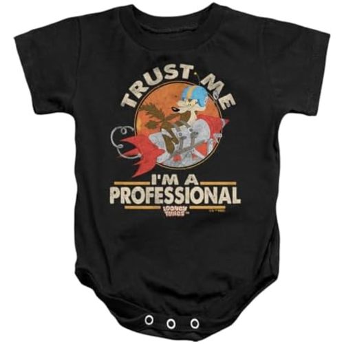 Popfunk Looney Tunes Wile E Coyote I'm A Professional Unisex Infant Snap Suit for Baby