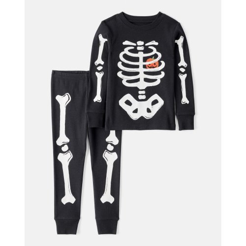 Baby 2-Piece Glow Skeleton Halloween 100% Snug Fit Cotton Pajamas - Black - Carter's | Carter's
