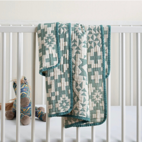 BLUE RIDGE ORGANIC COTTON BABY BLANKET