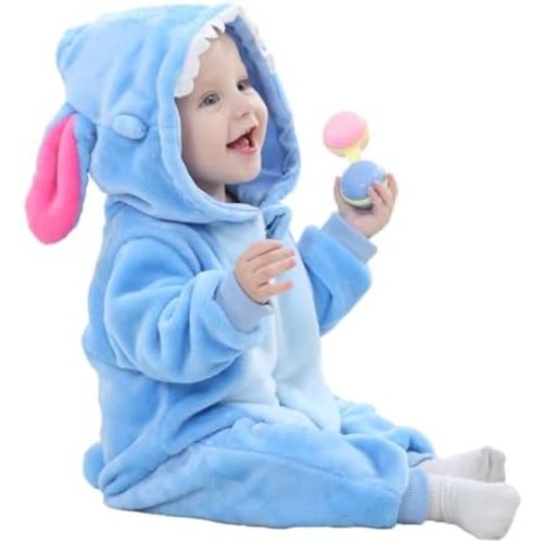 Unisex Baby Costume,Baby Flannel Animal Halloween Onesie Costume Home Clothing