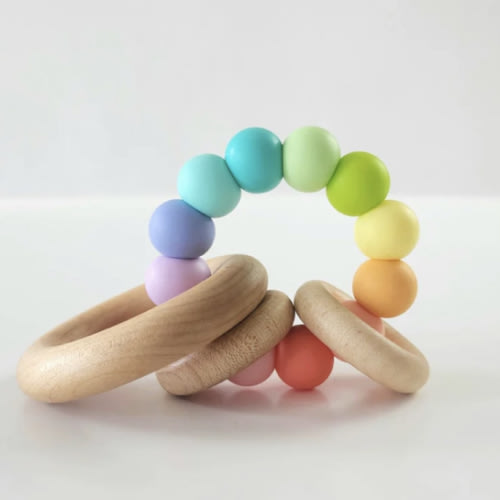 Saturn Ring Wooden Baby Teether