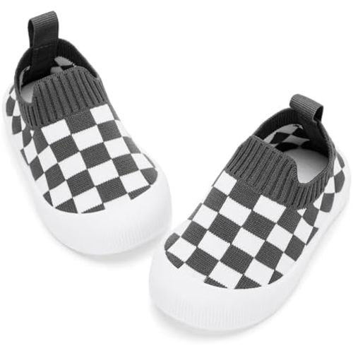 BACSAC Baby Toddler Unisex Infant Shoes Boys Girls Beige Mesh Breathable Non-Slip Soles 6-36 Months