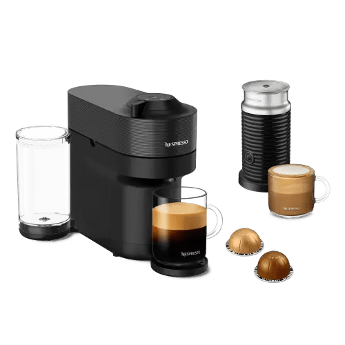 Vertuo Pop+ Liquorice Black & Aeroccino3 Milk Frother