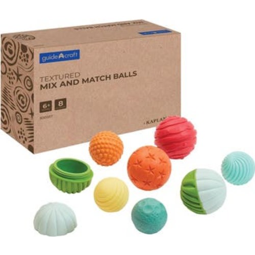 Textured Mix and Match Balls - Set of 8