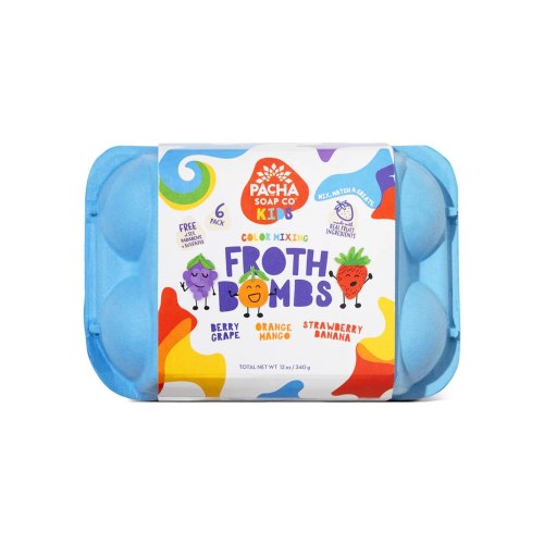 Pacha Easter Froth Bomb, Color Mixing, 6 CT