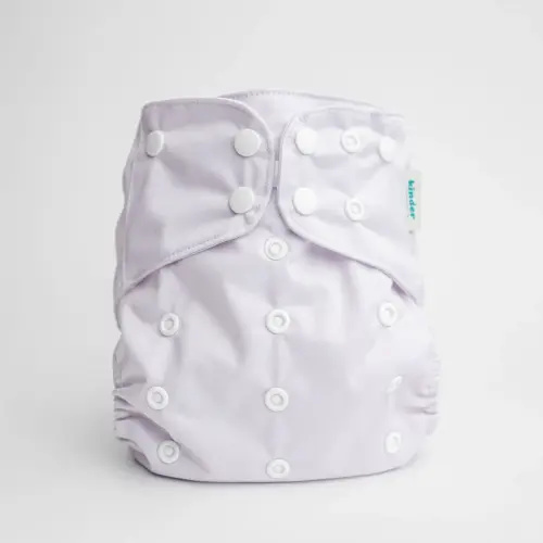 Solid Color: Essentials Pocket Cloth Diaper with Athletic Wicking Jersey, Grows with your Baby