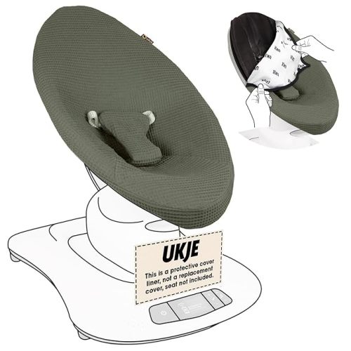 UKJE Baby Rocker Cover, Compatible with 4moms MamaRoo Baby Swing/Bouncer Cover,  Green