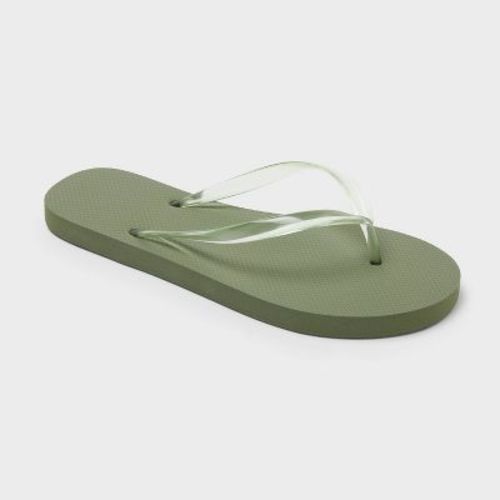 Women's Sydney Flip Flop Sandals - Shade & Shore™ Olive Green 7