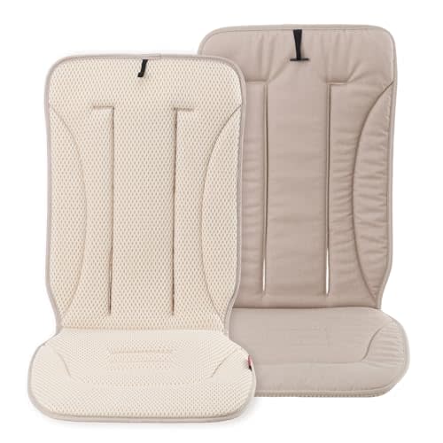 Momcozy Reversible Stroller Seat Liner, Mesh & Water-Resistant Sides | Water-resistant Side Wipes Clean, Breathable Mesh Side Helps Keep the Seat Cooler and More Comfortable, Fits for Strollers