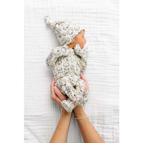 Lou Lou Dane Zipper Footies