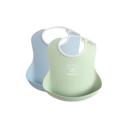 Set of 2 Silicone Bibs