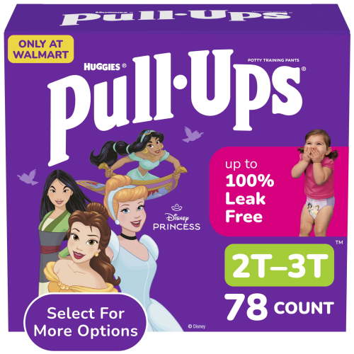 Pull-Ups Girls' Potty Training Pants, 2T-3T (16-34 lbs), 78 Count (Select for More)