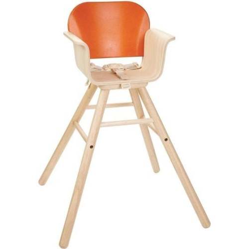 High Chair, Orange - PlanToys | Maisonette