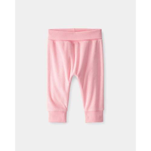 Baby Girl Terry Pants - Pink