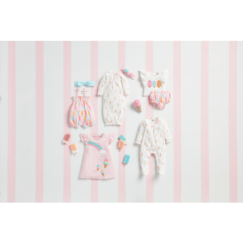 Ice Cream Sleeper Gown Set | Mud Pie