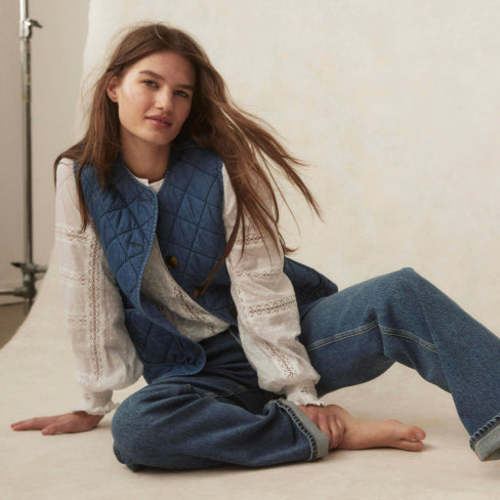 Borg Fleece-Vintage Blue Sheep | Boden USA