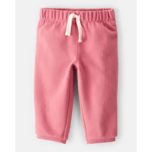 Baby Girl DayDream Fleece Pull-On Pants - Pink | Carter's