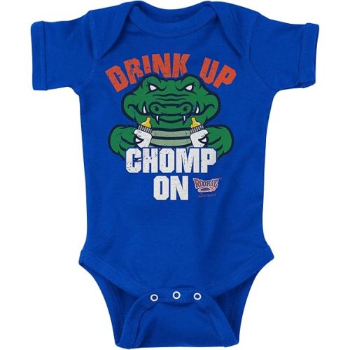 Drink up Chomp On Baby Apparel for Florida College Fans (NB-7T)