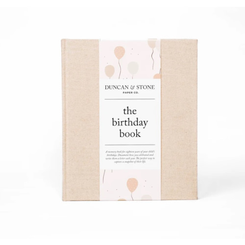 Keepsake Birthday Book | Duncan & Stone Paper Co.