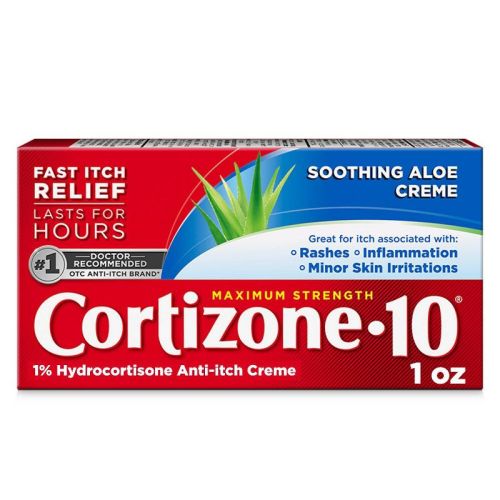 Cortizone 10 Maximum Strength Aloe Hydrocortisone Anti-Itch Creme - 1oz