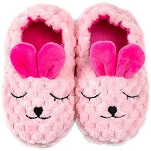 Baby Girl's Premium Soft Plush Slippers Cartoon Warm Winter House Shoes