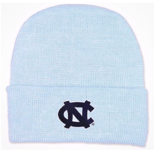 Light Blue UNC Logo Baby Knit Cap