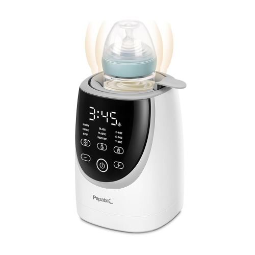 Papablic NutriWarm™ Swirlable Bottle Warmer – Advanced Nutrient-Preserving Warming Technology, Fast and Even Warming for Breastmilk & Formula, Precise Temperature Control, Easy to Use