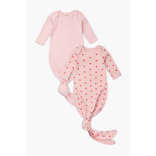 2-Pack Knot It Gowns - Organic Baby Clothes - Monica + Andy