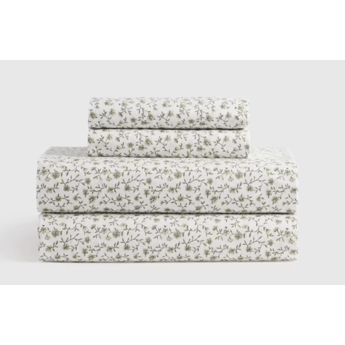 Quince Organic Crisp Percale Sheet Set