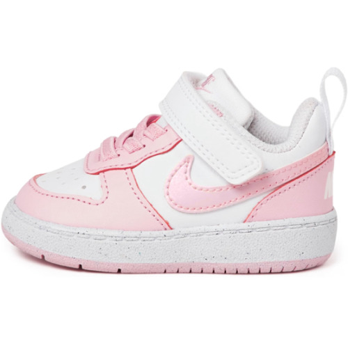 Amazon.com | Nike Baby/Toddler Court Borough Low Recraft Shoes, White/Pink Foam, 10C | Sneakers