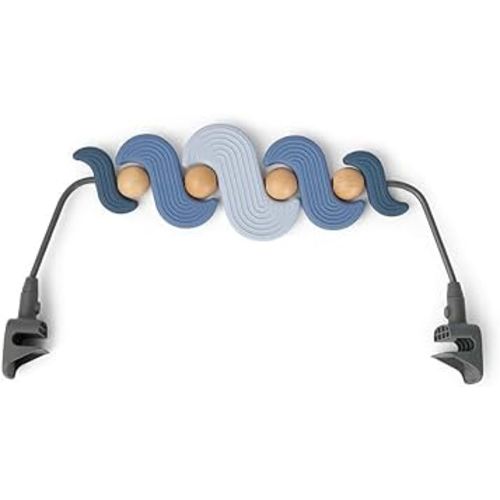 Ergobaby Evolve 3-in-1 Bouncer Toy Bar Accessory, Serene Swells