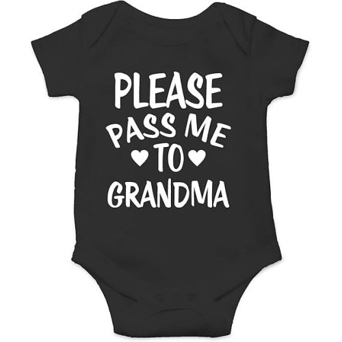 CBTwear Please Pass Me To Grandma Baby Bodysuit Funny Infant Outfit Cute Newborn Clothes Unisex Romper