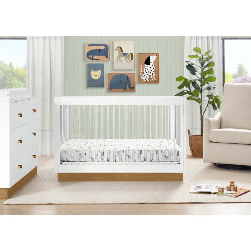 James Acrylic 4-in-1 Convertible Crib - Delta Children