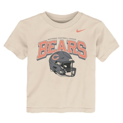 Chicago Bears Nike Toddler Vintage Easy Lane T-Shirt - Natural