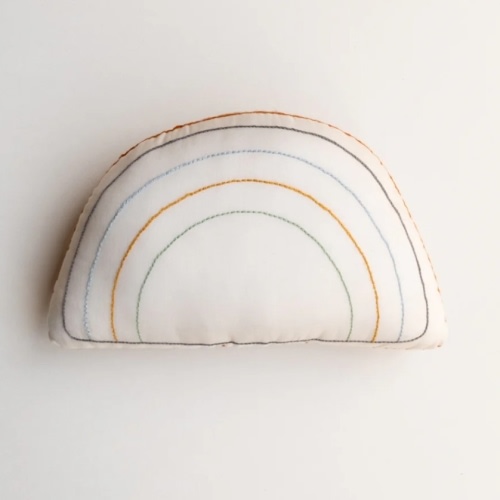 Rainbow Cushion - Ivory | khanehstore.com